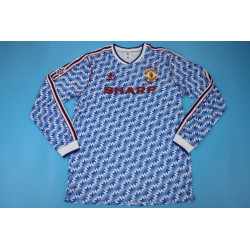 Manchester United Retro Manga Larga Copa Europa Final 92