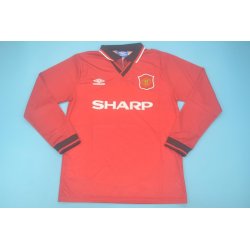 Manchester United Retro Manga Larga Local 94-96