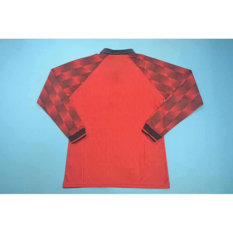 Manchester United Retro Manga Larga Local 96-98