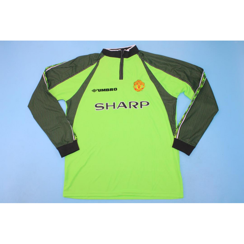 Manchester United Retro Manga Larga Portero 98-99 Manchester United Retro Manga Larga Portero 98-99