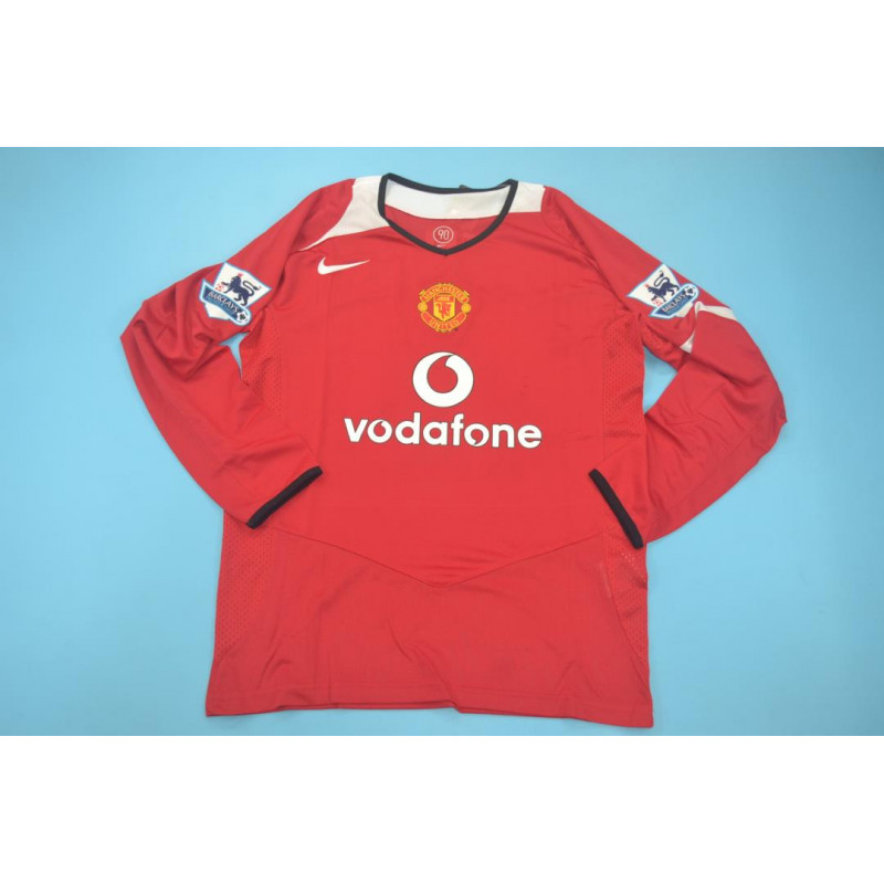 Manchester United Retro Manga Larga Local 04-06