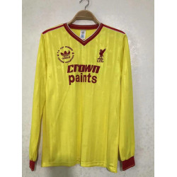 Liverpool Retro Doble Ganadores Manga Larga Tercera 85-86
