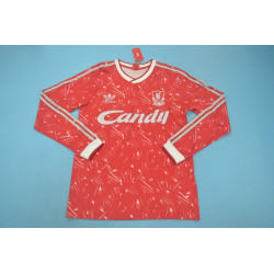Liverpool Retro Manga Larga Local 89-90