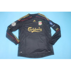 Liverpool Retro Manga Larga Visitante 09-10