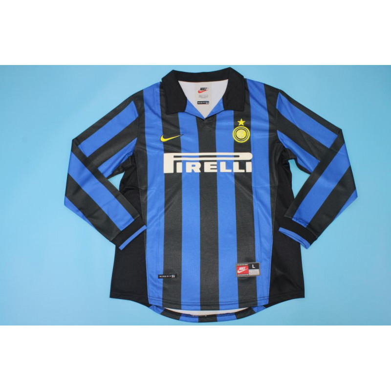 Inter de Milan Retro Manga Larga Local 98-99
