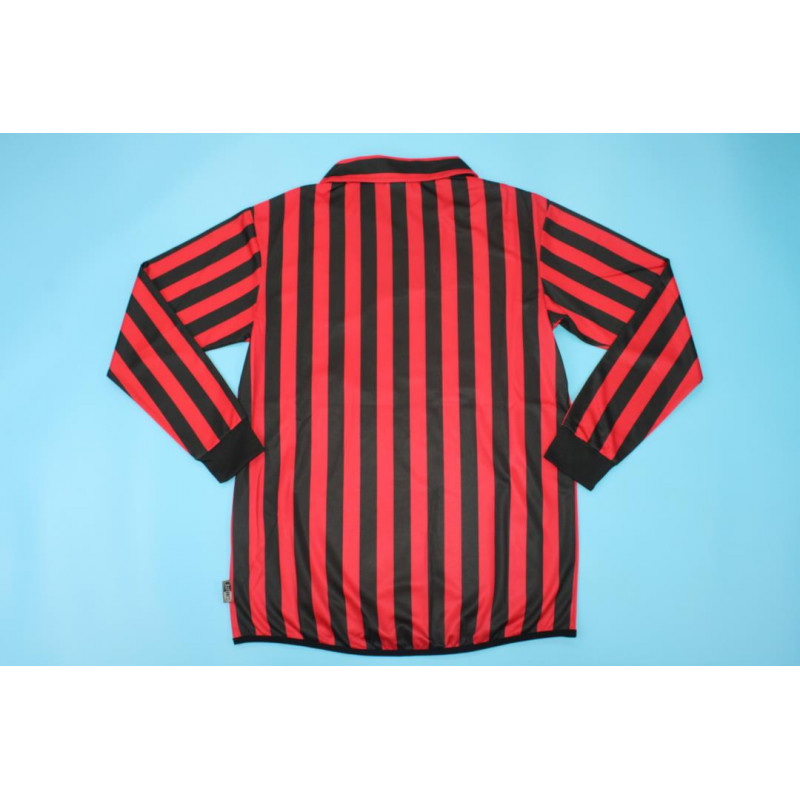 Milan Retro Centenario Manga Larga Local 99-00