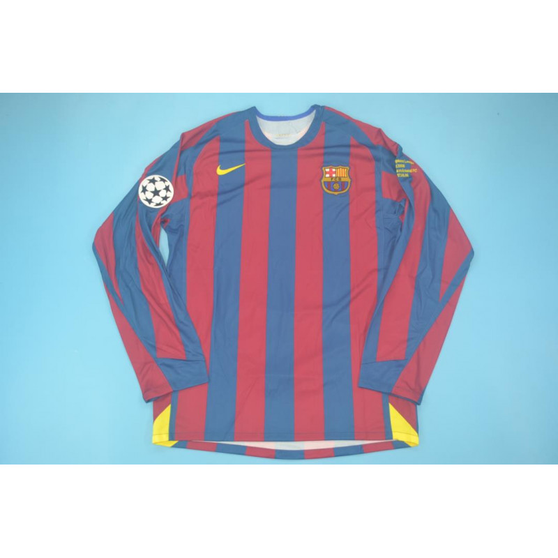 Barcelona Retro Manga Larga Final UCL 06