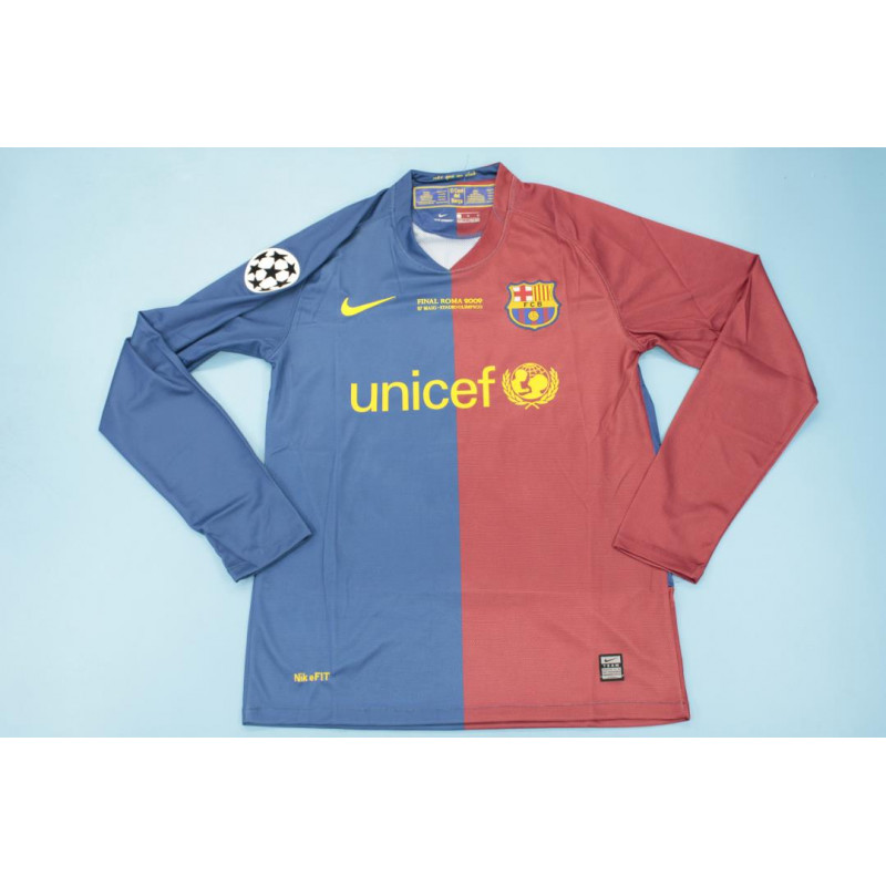 Barcelona Retro Manga Larga Final UCL 09 Barcelona Retro Manga Larga Final UCL 09