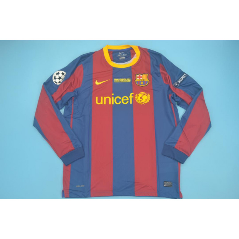 Barcelona Retro Manga Larga Final UCL 2011 Barcelona Retro Manga Larga Final UCL 2011