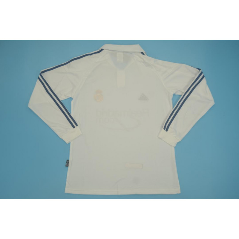 Real Madrid Retro Manga Larga Local 01-02