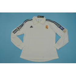 Real Madrid Retro Manga Larga UCL Final 2002