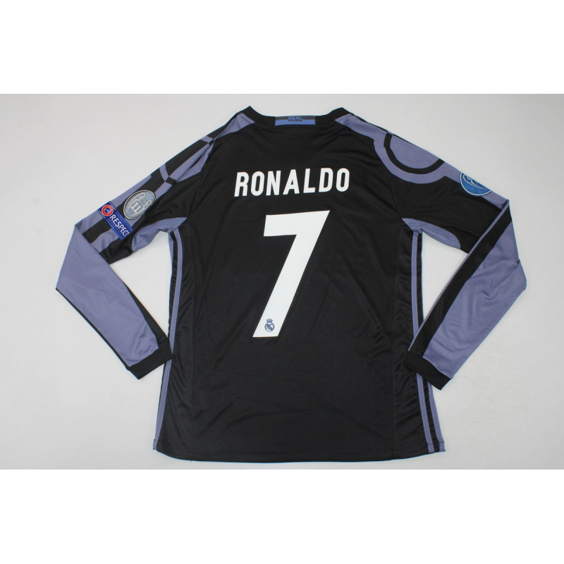 Real Madrid Retro Manga Larga Tercera 16-17