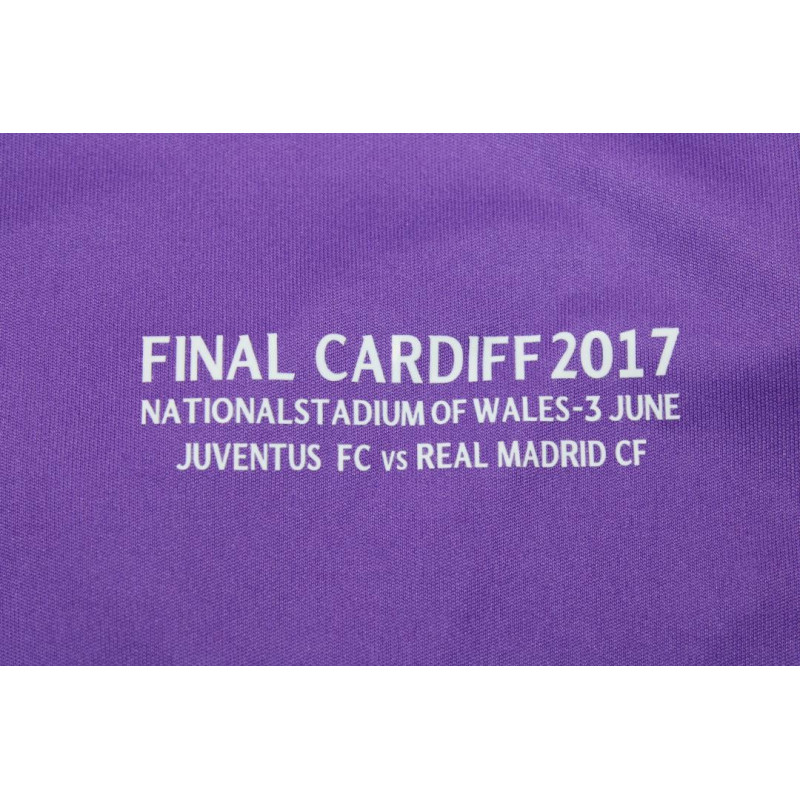 Real Madrid Retro Manga Larga UCL Final 2017