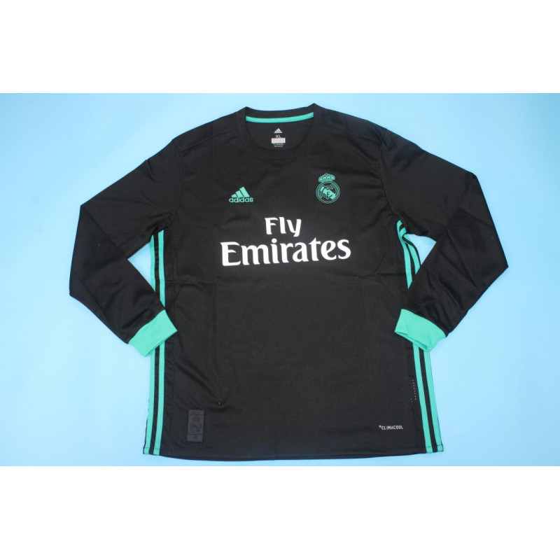 Real Madrid Retro Manga Larga Visitante 17-18 Real Madrid Retro Manga Larga Visitante 17-18