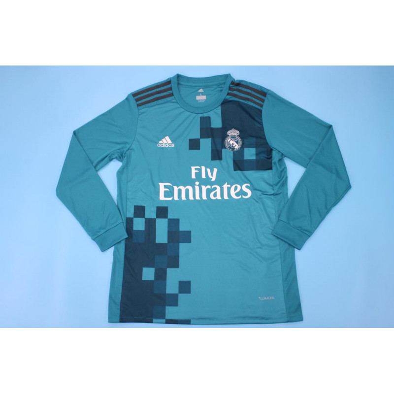 Real Madrid Retro Manga Larga Tercera 17-18 Real Madrid Retro Manga Larga Tercera 17-18