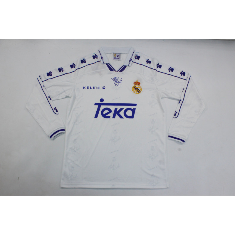 Real Madrid Retro Manga Larga Local 94-96 Real Madrid Retro Manga Larga Local 94-96