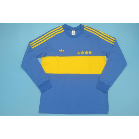 Boca Juniors Retro Manga Larga Local 81
