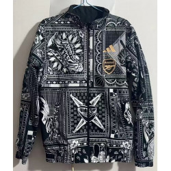 Arsenal Cortavientos Reversible Negro