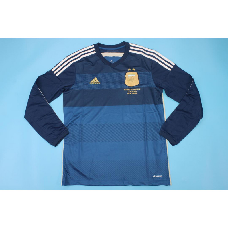 Argentina Retro Manga Larga Final Mundial 2014