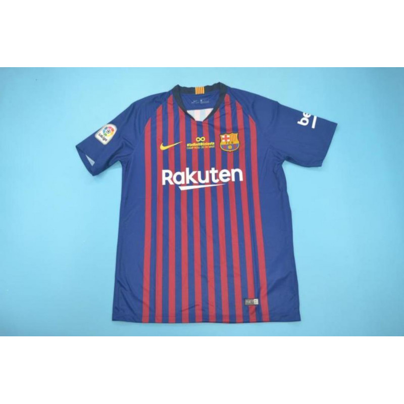 Barcelona Retro Iniesta Last Match 2018 Barcelona Retro Iniesta Last Match 2018