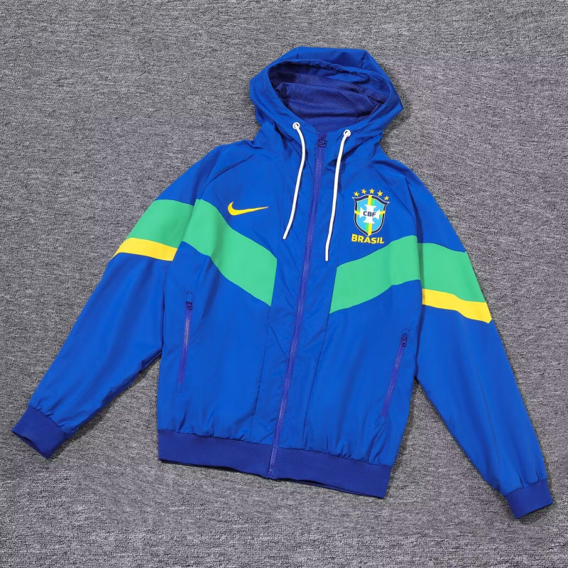Brasil Cortavientos Azul Verde Brasil Cortavientos Azul Verde