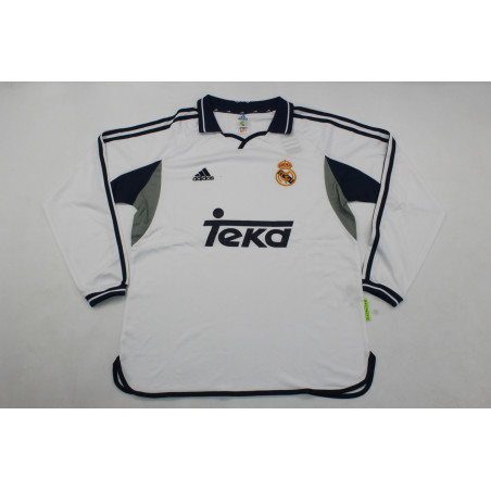 Real Madrid Retro Manga Larga Local 00-01