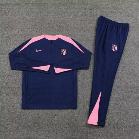 Atletico de Madrid Chandal Entrenamiento Azul Oscuro Rosa 2024