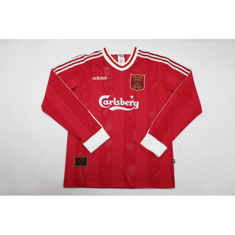 Liverpool Retro Manga Larga Local 95-96 Liverpool Retro Manga Larga Local 95-96