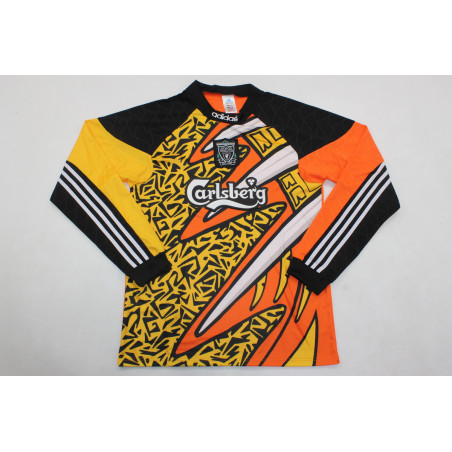 Liverpool Retro Manga Larga Portero Naranja 95-96