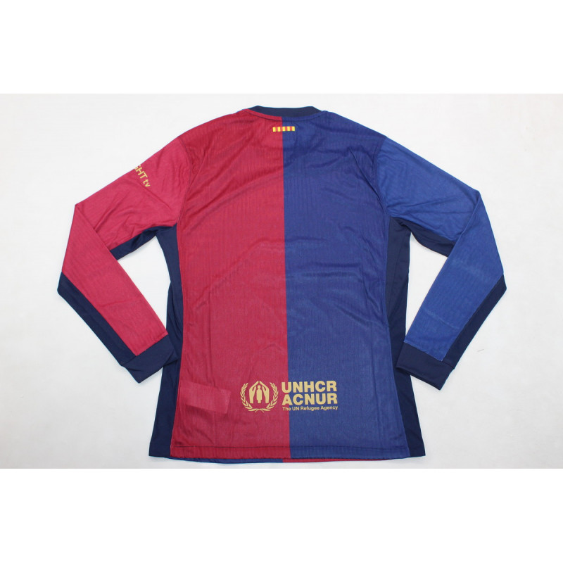 Barcelona Player Version Manga Larga Local Sponsor Grande 24-25