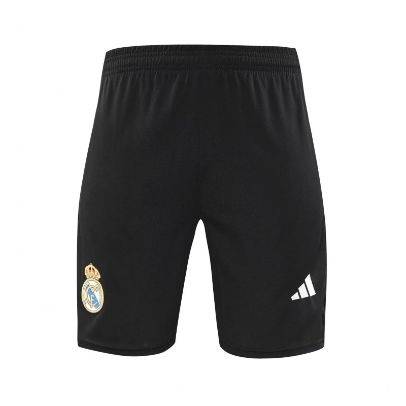 Real Madrid Pantalon Corto Entrenamiento Negro Amarillo 24-25 Real Madrid Pantalon Corto Entrenamiento Negro Amarillo 24-25