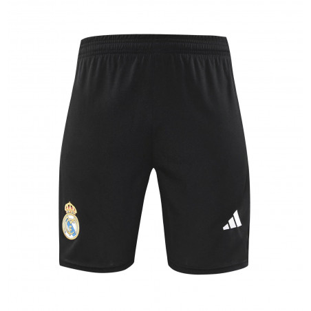 Real Madrid Pantalon Corto Entrenamiento Negro Amarillo 24-25