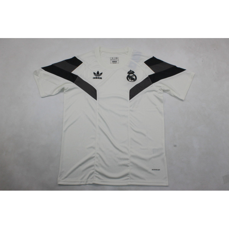 Real Madrid Estilo Retro Entrenamiento Blanca Real Madrid Estilo Retro Entrenamiento Blanca