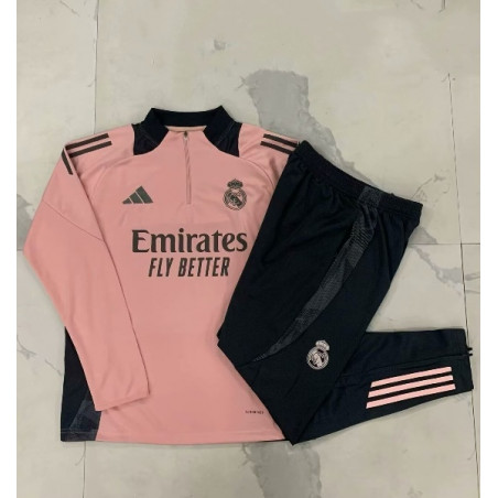 Chandal Niño Real Madrid Entrenamiento Rosa Negro 24-25