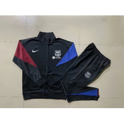 Chandal Niño Barcelona Negro Azul Rojo 24-25