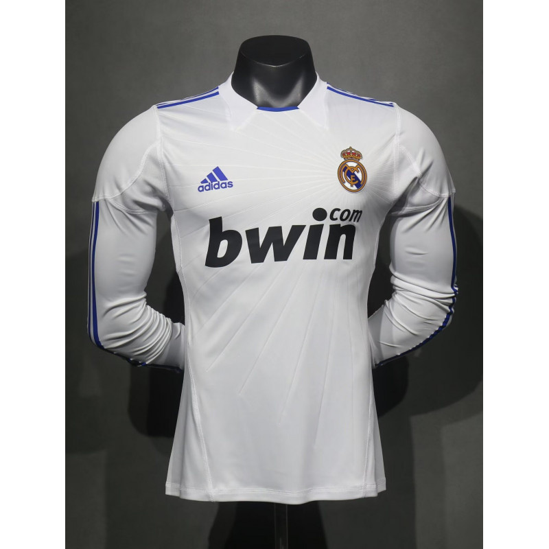 Real Madrid Player Version Retro Manga Larga Local 10-11 Real Madrid Player Version Retro Manga Larga Local 10-11