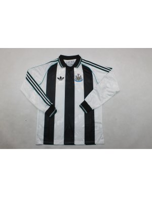 Newcastle United Manga Larga Estilo Retro