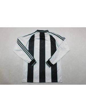 Newcastle United Manga Larga Estilo Retro