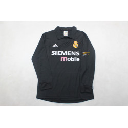 Real Madrid Retro Manga Larga Visitante 02-03