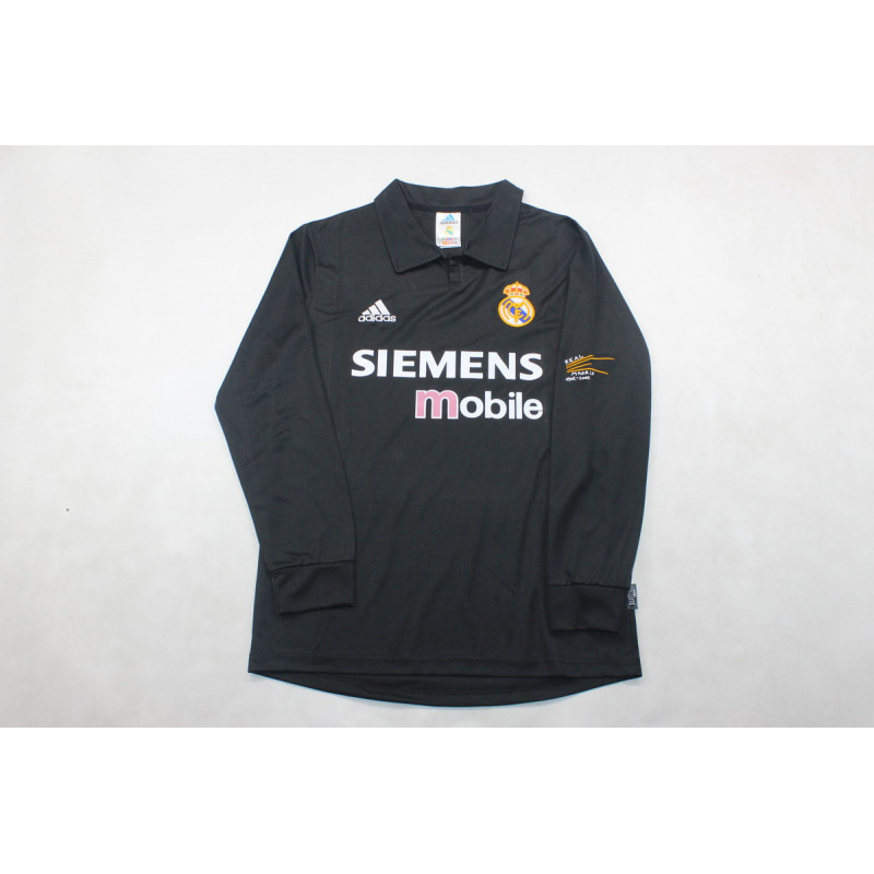 Real Madrid Retro Manga Larga Visitante 02-03 Real Madrid Retro Manga Larga Visitante 02-03