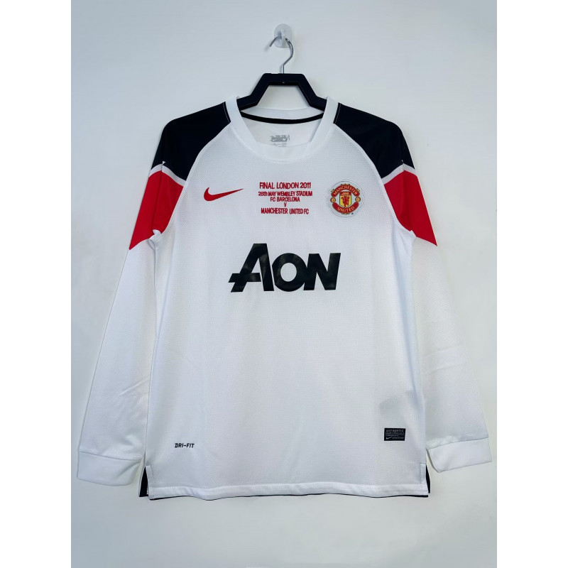 Manchester United Retro Manga Larga Final UCL 2011 Manchester United Retro Manga Larga Final UCL 2011
