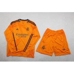 Real Madrid KIT NIÑO Manga Larga Visitante 24-25