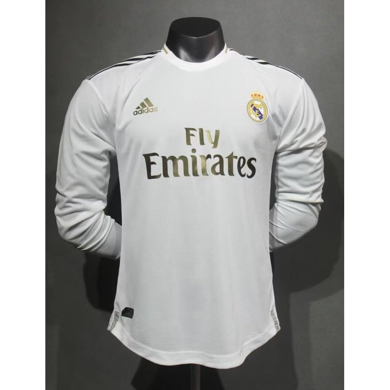 Real Madrid Retro Player Version Manga Larga Local 19-20 Real Madrid Retro Player Version Manga Larga Local 19-20