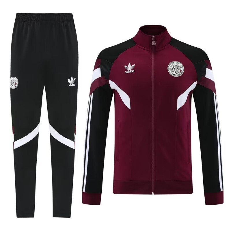 Ajax Chandal Rojo Oscuro 24-25