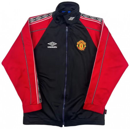Manchester United Cortavientos Retro Rojo