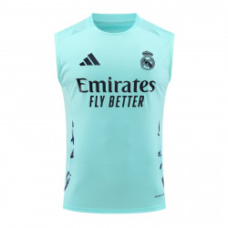 Real Madrid Entrenamiento Azul Sin Mangas 24-25