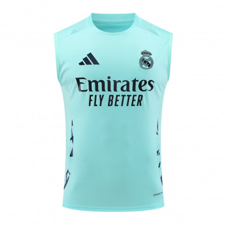 Real Madrid Entrenamiento Azul Sin Mangas 24-25