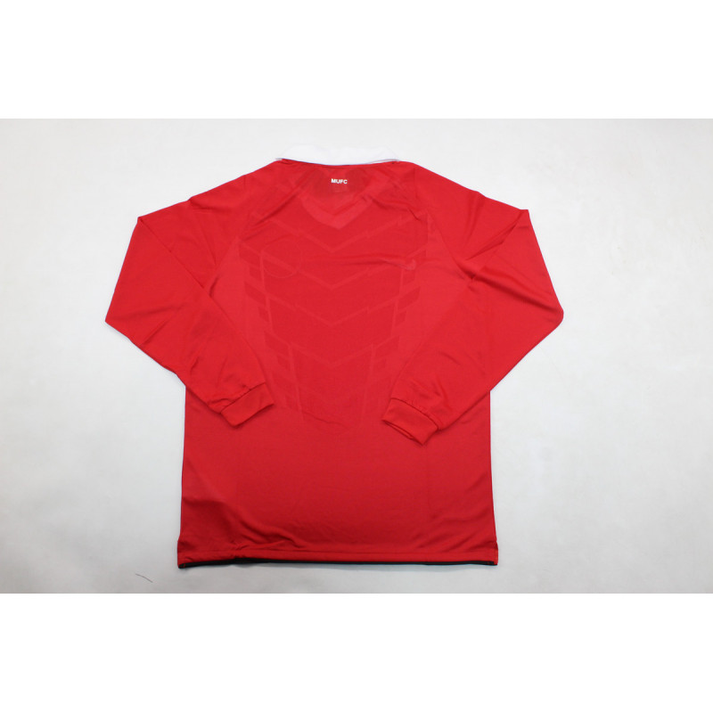 Manchester United Retro Manga Larga Local 10-11