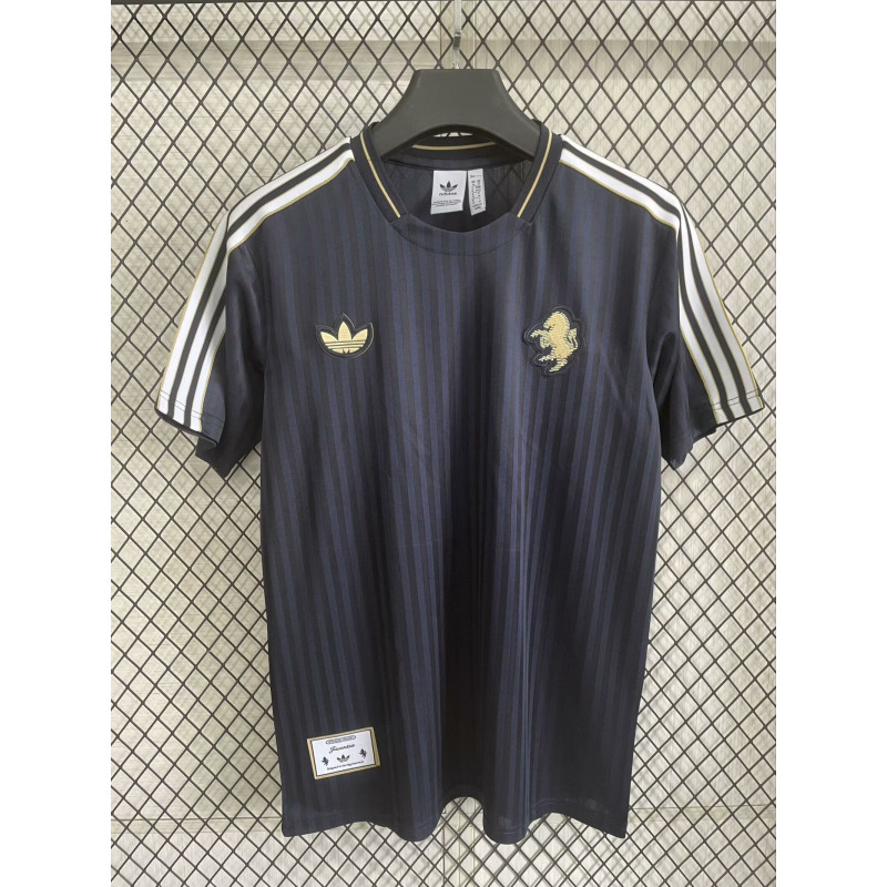 Juventus Estilo Retro Negra Juventus Estilo Retro Negra