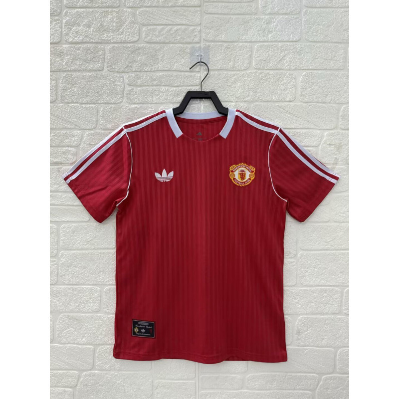 Manchester United Estilo Retro Roja Manchester United Estilo Retro Roja